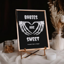Bebés góticos son una tarjeta de Baby Shower de Ha