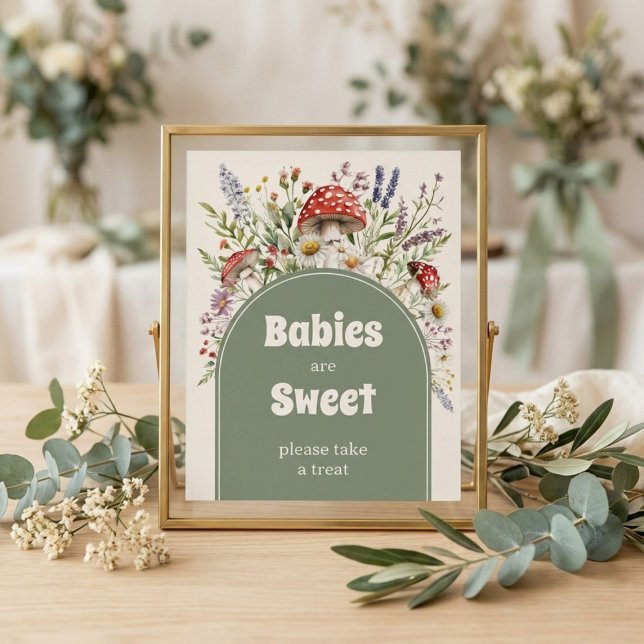 Bebés son dulces Póster para baby shower de Bebé H (Subido por el creador)