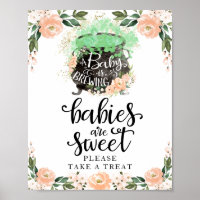 Bebés son Dulces Señal de Fiesta de Cumpleaños de 