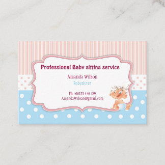 Bebés, tarjeta de visita