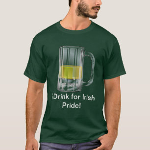 Bebí para la camiseta del orgullo irlandés