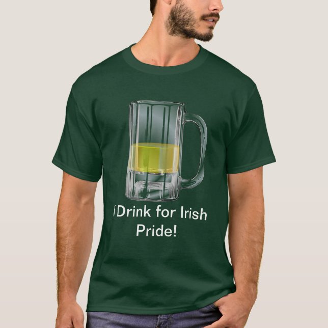 Bebí para la camiseta del orgullo irlandés (Anverso)