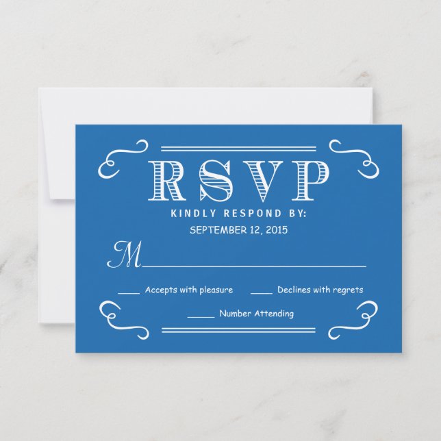Bebida casada RSVP Océano Pacífico Respuesta azul (Anverso)
