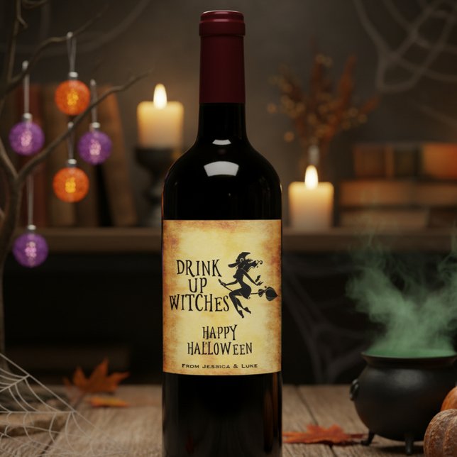 Bebida con etiqueta de vino personalizado muestra  (Subido por el creador)