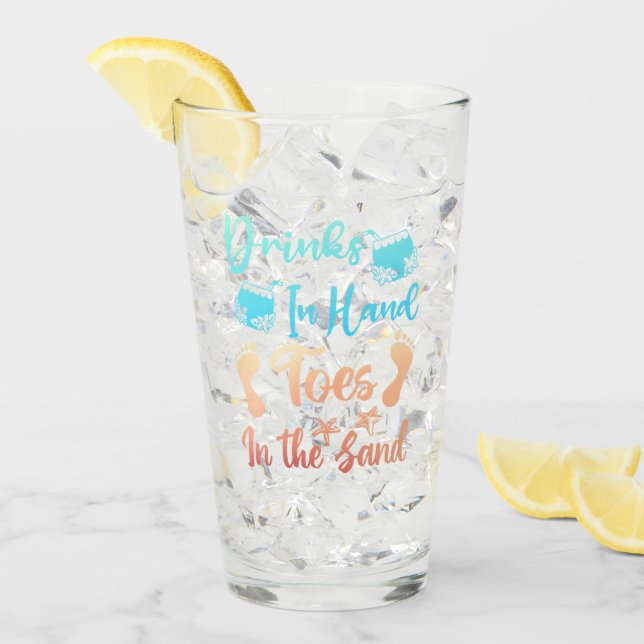 Bebida Con Toques A Mano En La Arena - Playa Dicie (Anverso (hielo))