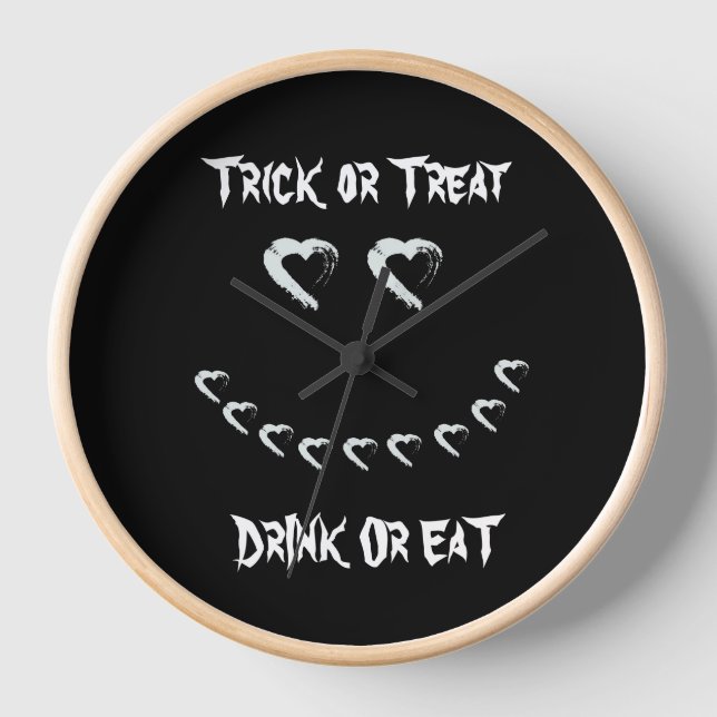Bebida de Halloween o Reloj de comida (Anverso)