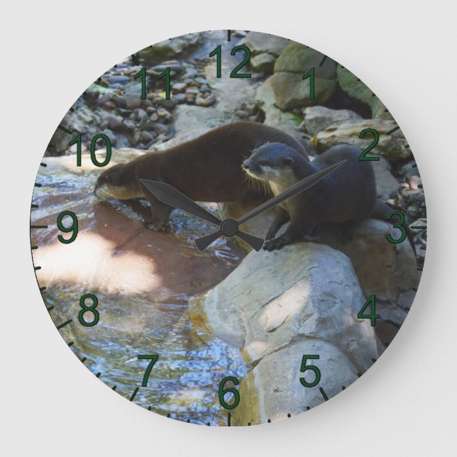 Bebida de nutrientes, reloj de pared (Anverso)