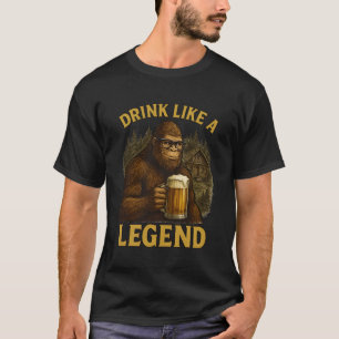 Bebida de pie grande como una camiseta de leyenda 