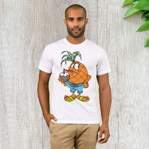 Bebida de piña Cocotero Leche de menta Camiseta
