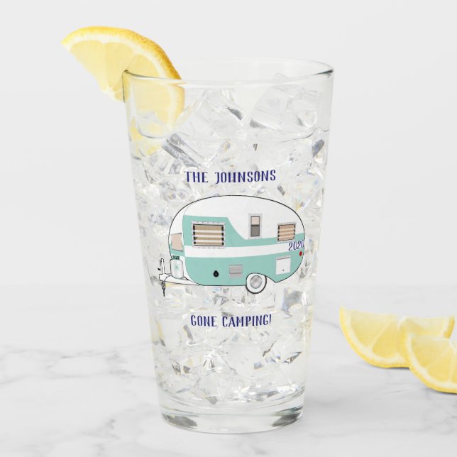 Bebida de pinta de cerveza del camping RV Trailer (Anverso (hielo))