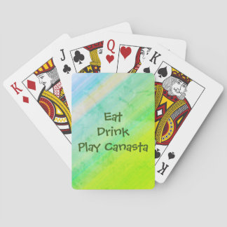 Bebida Jugar Cartas de Canasta