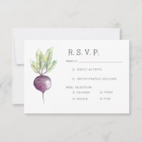 Bebida orgánica |Veggie Watercolor RSVP