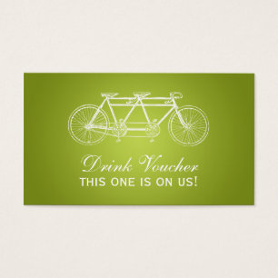 Bebida simple Voucher Tandem Bike Lime Green