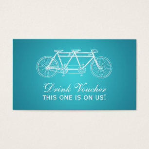 Bebida simple Voucher Tandem Bike Turquoise