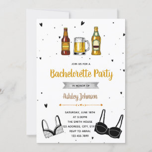 Bebida y sostén, invitación a la soltera