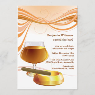 Bebida y una invitación al cigarro