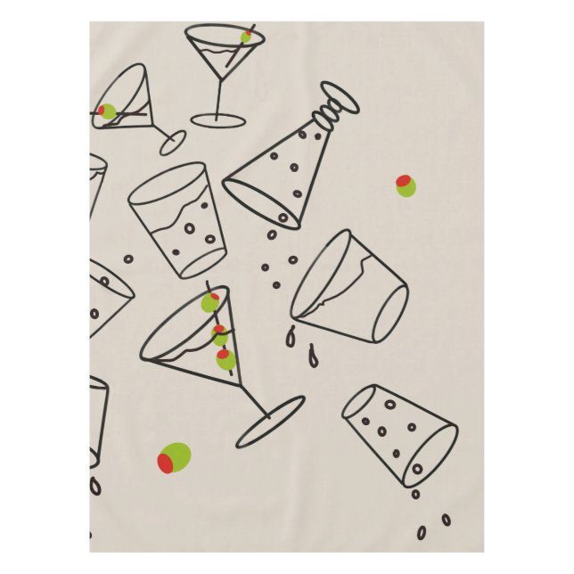 Bebidas con manteles (Anverso)