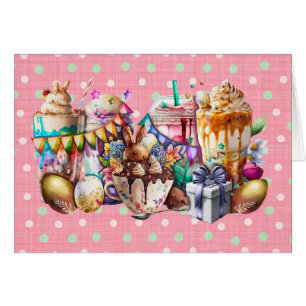 Bebidas de café Fancy Bunny de Pascua