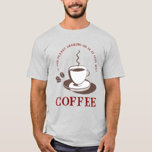 Bebidas de café Unisex camiseta