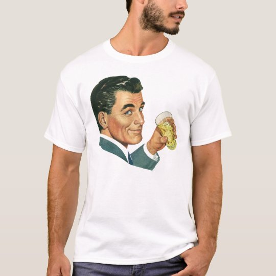 Bebidas de los cócteles del vintage, bebidas de camiseta