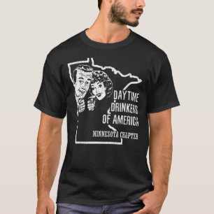 Bebidas diurnas de Minnesota Camisa Vino Alcohol