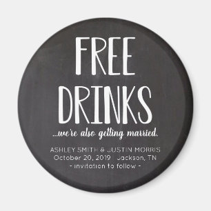 Bebidas gratis Gratis Salven imanes de fechas