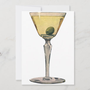 Bebidas Vintage, Cóctel de Aceituna Martini