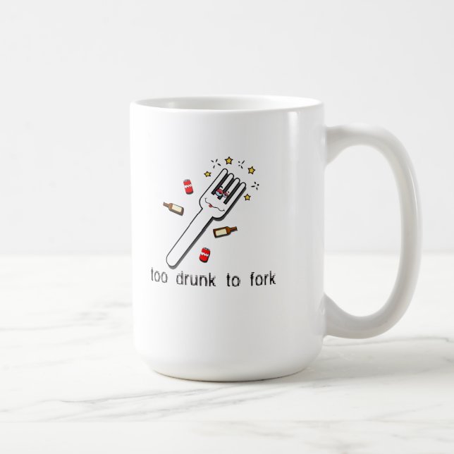 Bebido también para bifurcar taza (Derecha)