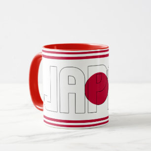 "Bebiendo con Japón" Taza de café patriótica