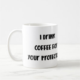 Bebo el café para su taza de la protección