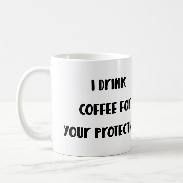 Bebo el café para su taza de la protección (Izquierda)