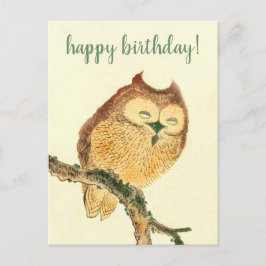 Bechuza Cuta - Tarjeta postal de cumpleaños de Bel