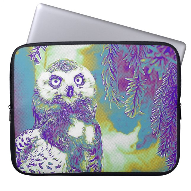 Bechuza majestuosa en Funda de sucursal Snowy (Frente)