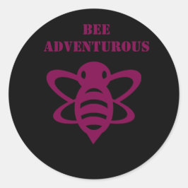 Bee Adventurous Pegatina