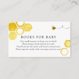 Bee Books para la tarjeta de inscripción para bebé