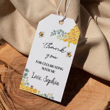 Bee Day Gracias Etiqueta Cumpleaños Baby Shower