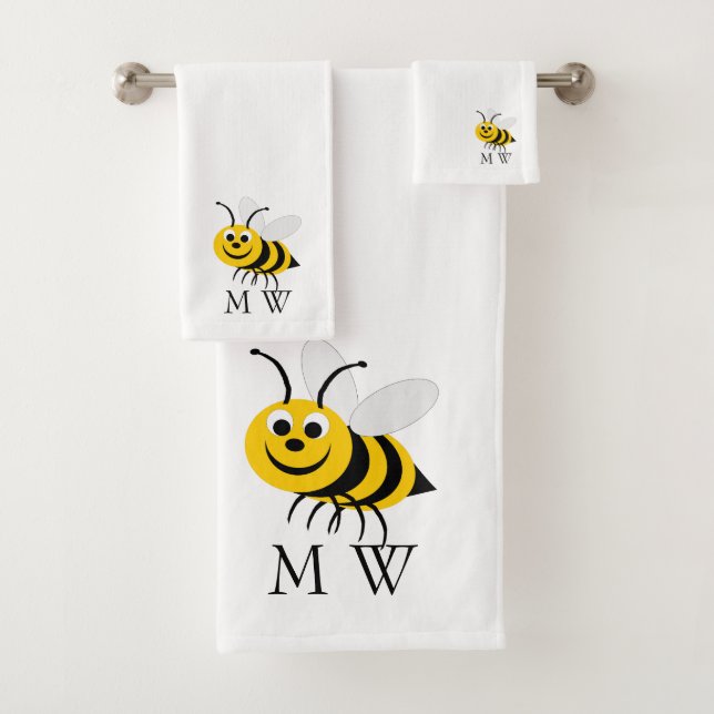 Bee Design Monogrammed (In situ)