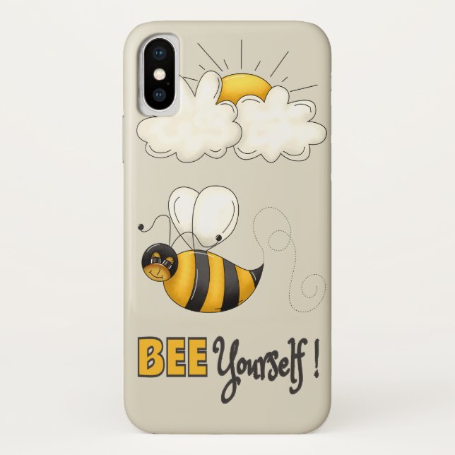 Bee Funda-Mate Apenas hay Funda para iPhone X (Reverso)