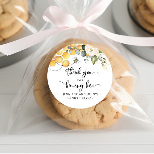 Bee gracias por estar aquí pegatinas