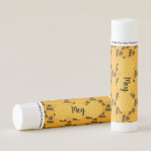 Bee Happy Personalizado Lip Balm