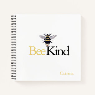 Bee Kind Bumblebee Bloc de notas para el diario ne