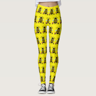 Bee Leggings Be Happy Personalizado