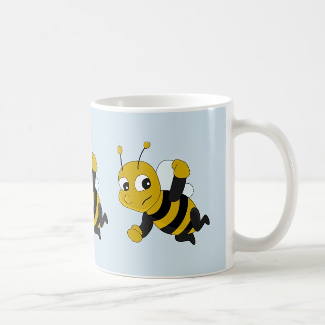 Bee personalizado taza de café (Derecha)
