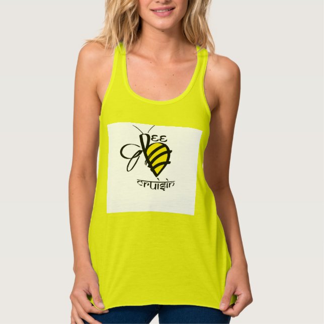 BeeCruisin Femenino RacerBack Tank Top (Anverso)