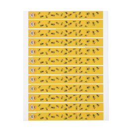 Beehive Tamper a prueba de oro amarillo Honey Jar 