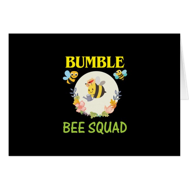 Beekeeper Art Bumble Bee Squad (Anverso (Horizontal))