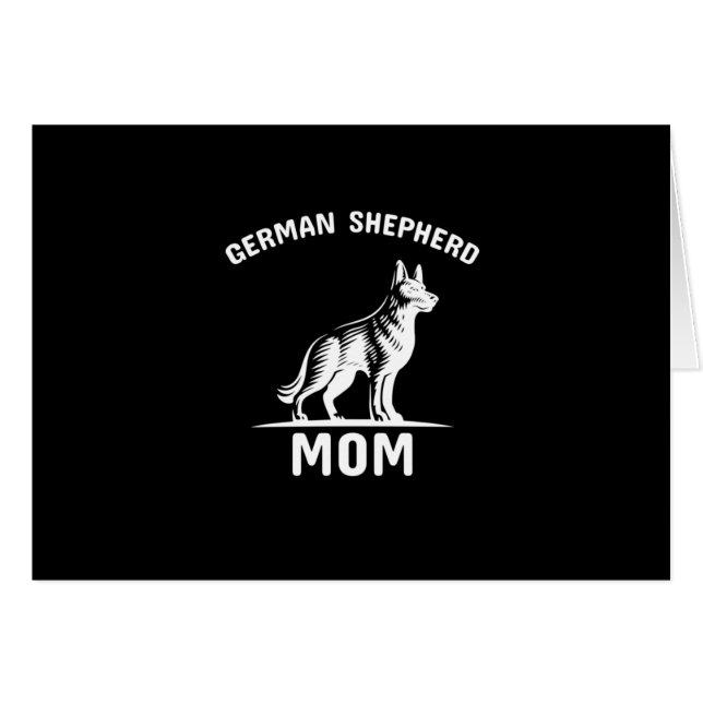 Beekeeper Art German Shepherd Mommy (Anverso (Horizontal))