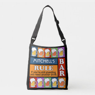 BEER Bar Pop Art bolsas de nombres personalizadas