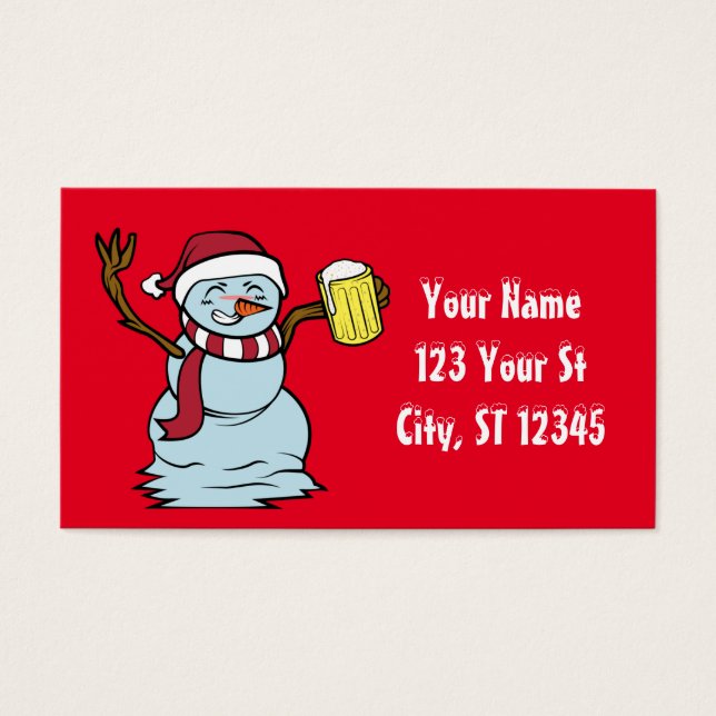 Beer-Beer Snowman borracho Thunder_Cove (Frente)