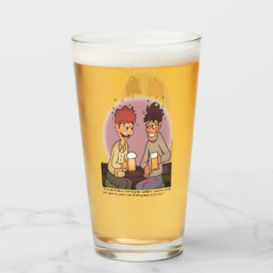 Beer Buddies Glass